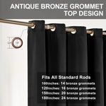 Blackout Room Divider Curtain for Living Room Grommet Wall Divider Curtains