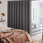Blackout Room Divider Curtain for Living Room Grommet Wall Divider Curtains