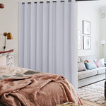 Blackout Room Divider Curtain for Living Room Grommet Wall Divider Curtains