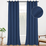 100% Blackout Curtains 2 Panels Set Grommet Curtains